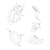 Душевой набор AM.PM X-Joy FB85A2H002 встраиваемый, с внутренней частью,черный