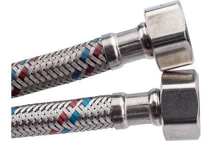Подводка к смесителю (пара; 0.6 м; 1/2F-M10) VRT 521795
