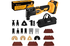 Реноватор Deko DKOT20 быстрозажимной, в сумке + набор предметов 38 шт., 20 В, 1х2.0 Ач, з/у 063-2052