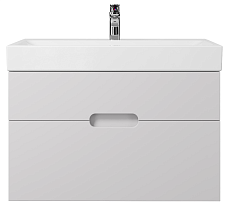 Тумба с раковиной Creto Malibu 80 см White