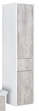 Мебель для ванной Roca Ronda 80 см бетон/белый глянец