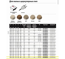 Диск пильный 254x2.6/1.8x30 мм, Z60, A=10, ATB, Table Wood Freud FR24W003T