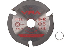 Диск пильный для УШМ по дереву 125 мм VIRA 594227