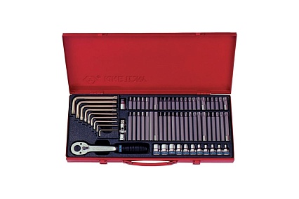 Набор вставок бит (3/8", TORX, SPLINE, HEX, 69 предметов) King Tony 5169PR