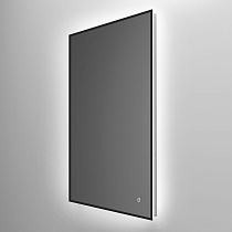 Зеркало Vincea VLM-3VN500B 50x70 см, сенсорный выключатель и диммер, черный