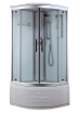 Душевая кабина Timo Standart T-6600SF Silver Fabric 100x100, без г/м, матовые стекла, хром