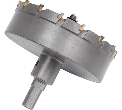 Коронка по металлу 90 мм с пластинами ВК8 WOLFSTAR cw00055
