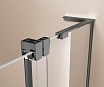 Душевая перегородка Vincea Волк-Ин (Walk-In) VSW-4WSL120CLGM-R 120x200 вороненая сталь, прозрачное, правая