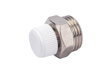 Ручной воздухоотводчик для радиаторов Tiemme 1/2", никель 1980016