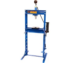 Пресс гидравлический Rossvik 20т, напольный, с педалью цвет синий RAL 5005 HJ0805C.5005