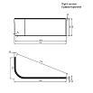 Фронтальная панель Am.Pm X-Joy 170x70 см L/R