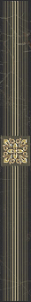 Бордюр Laparet Royal 6.3х60 см, чёрный, AD\B484\60045