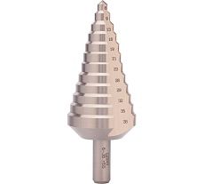 Ступенчатое сверло 6-38 мм, HSS, хв. 10 мм Bucovice Tools 641030
