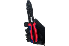 Пресс-клещи для резки и зачистки кабеля Knipex 3 гнезда KN-9722240SB