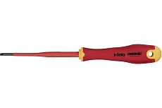 Диэлектрическая отвертка Felo SL 3,5х0,6, E-Slim Ergonic 41393590