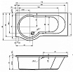 Акриловая ванна Riho Dorado 170x75 L