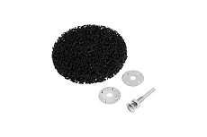 Круг коралловый по металлу для шлифовки и полировки 115 мм, М8, с адаптером Тундра 9718204