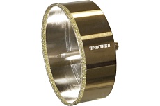 Коронка алмазная по керамограниту/керамике Профи (120х70 мм) Практика 917-767