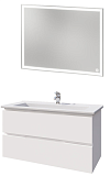 Мебель для ванной Caprigo Sydney 100 см белый матовый
