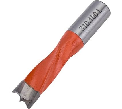 Сверло присадочное глухое 10x57x10 мм, для ЛДСП, левое WOODWORK 310.100.L