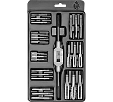 Резьбонарезной набор Bucovice Tools MINI-2, 25 предметов, метчики M3-M12, на блистере 310127