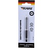 Сверло по стеклу и керамике 4 мм, 4 грани, шестигранный хвостовик Kranz KR-91-0647
