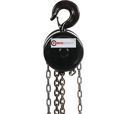 Подвесная механическая лебедка Forcekraft FK-TRC9010 с фиксацией цепи натяжения 48591
