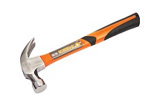 Молоток-гвоздодер с фиберглассовой рукояткой KENDO 450 гр 25104