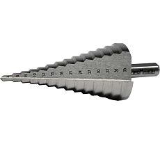 Сверло ступенчатое по металлу 4-39 мм, HSS, с рабочей частью из металла, 14 ступеней Промлайн ПЛ080603_z024