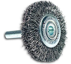 Щетка дисковая гофрированная Lessmann Д 40x10, STA 0.30 мм, хвост-к 6 мм 414162