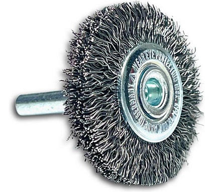 Щетка дисковая гофрированная Lessmann Д 40x10, STA 0.30 мм, хвост-к 6 мм 414162