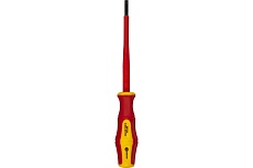 Отвертка диэлектрическая Ultra Grip SL 4,0 х 100 мм CR-V КОБАЛЬТ 646-447