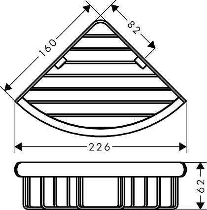 Мыльница Hansgrohe Logis Universal 41710000