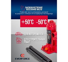 Домкрат бутылочный EVERFORCE 2т EF-T90204(52649)