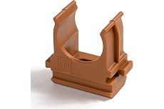 Крепёж-клипса для труб Промрукав АБС-пластик бук д25 100 шт. PR13.0047