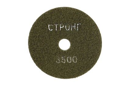 Черепашка АГШК алмазный гибкий диск для влажной шлифовки 100 мм, P 3500 Strong СТБ-30203500