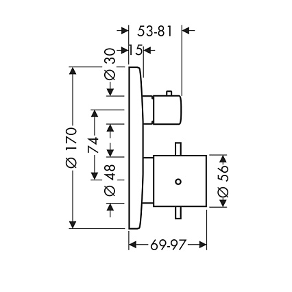 Шланговое подключение Axor Urquiola Porter unit 11626000