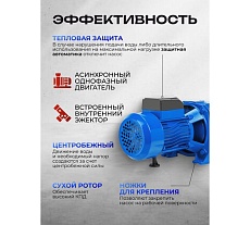 Насос самовсасывающий Forsage (230В, 50Гц, 600Вт, 45л/мин) (обмотка AL) F-JET80S COPPER(61147)