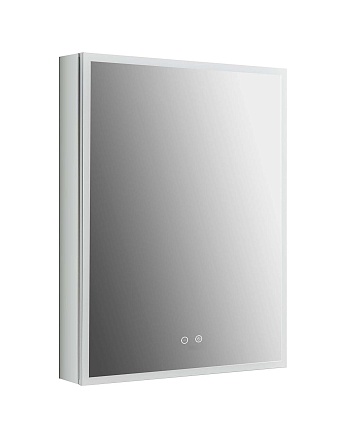Зеркальный шкаф Aquatek 60x80 см с подсветкой, антипар, хром AQ7603B-MLC