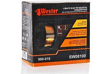 Проволока сварочная SW 08100 0.8 мм, 1 кг, омедненная, катушка Ф100 мм Wester 45590