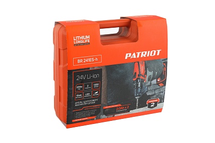 Аккумуляторная дрель-шуруповерт Patriot BR 241ES-h 180201246