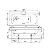 Стальная ванна Bette Form 2941-000 AD PLUS 150x70 BetteGlasur® Plus см с шумоизоляцией