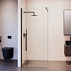 Душевая перегородка RGW Walk In WA-210B 90x195 с крючком для полотенца/халата, черный, прозрачное 351021009-14