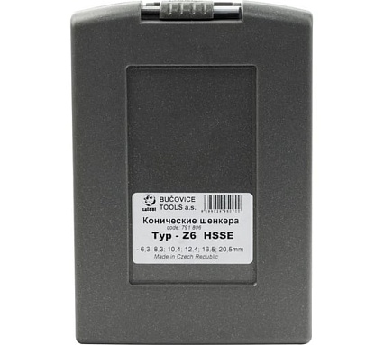 Набор зенковок (6 шт; 6.3-20.5 мм; 90 гр; HSSE) Bucovice Tools 791806