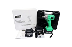 Аккумуляторный ударный бесщеточный гайковерт Zitrek Crusher 20-Li (20В, Li-ion аккумулятор 2х4Ач, ЗУ, кейс) 063-4077