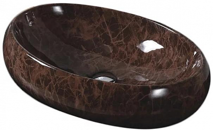 Раковина CeramaLux Stone Edition Mnc168 59 см коричневый