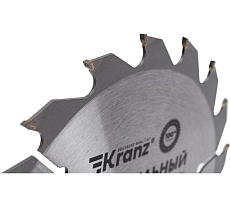 Диск пильный по дереву 165x20/16 мм, 18 зубьев Kranz KR-92-0104