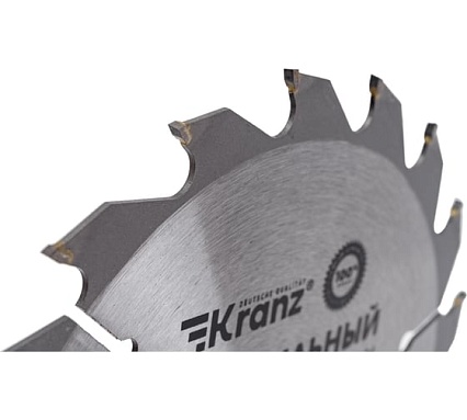 Диск пильный по дереву 165x20/16 мм, 18 зубьев Kranz KR-92-0104