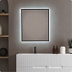 Зеркало AQUAme AQM9101B 60x70 см подсветка, антипар