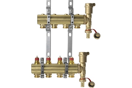 Комплект коллекторов Danfoss FHF-2 set, 4 выхода 088U0704 049501